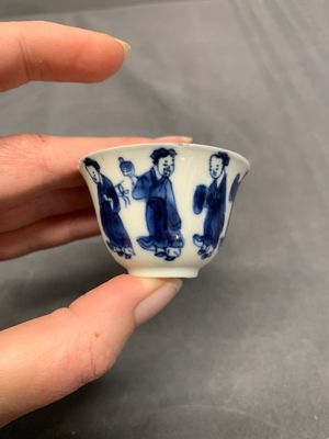 A collection of 17 Chinese blue and white wares, Kangxi/Qianlong — photo 49