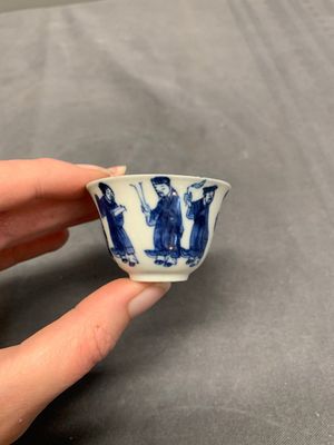 A collection of 17 Chinese blue and white wares, Kangxi/Qianlong — photo 50