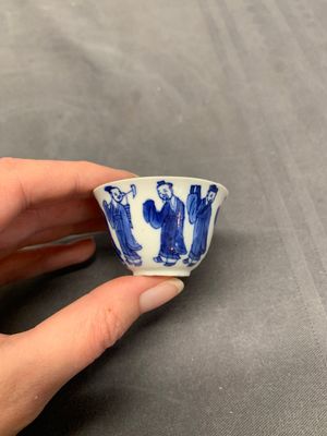A collection of 17 Chinese blue and white wares, Kangxi/Qianlong — photo 55