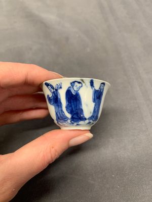 A collection of 17 Chinese blue and white wares, Kangxi/Qianlong — photo 59