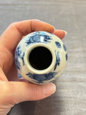 A collection of 17 Chinese blue, white and famille rose wares, Kangxi/Qianlong — 照片 15