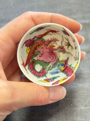 A collection of 17 Chinese blue, white and famille rose wares, Kangxi/Qianlong — 照片 41