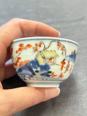 A collection of 17 Chinese blue, white and famille rose wares, Kangxi/Qianlong — 照片 67