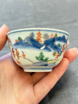A collection of 17 Chinese blue, white and famille rose wares, Kangxi/Qianlong — 照片 68