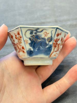 A collection of 17 Chinese blue, white and famille rose wares, Kangxi/Qianlong — 照片 84
