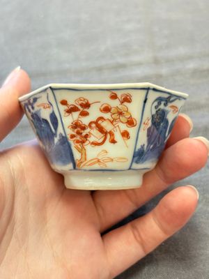 A collection of 17 Chinese blue, white and famille rose wares, Kangxi/Qianlong — 照片 86