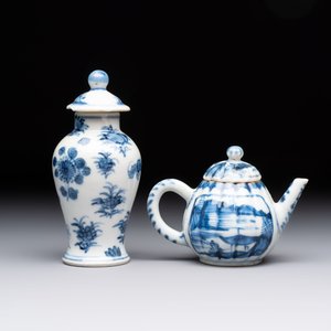 A collection of 17 Chinese blue, white and famille rose wares, Kangxi/Qianlong — 照片 20
