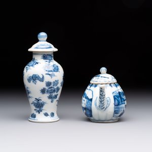 A collection of 17 Chinese blue, white and famille rose wares, Kangxi/Qianlong — 照片 21