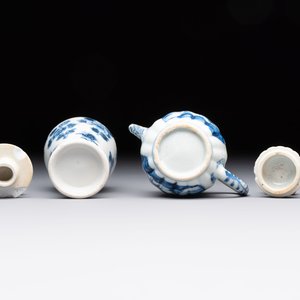 A collection of 17 Chinese blue, white and famille rose wares, Kangxi/Qianlong — 照片 23