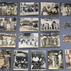 A collection of 17 large format black and white photos, Nigeria, mid 20th C. — photo 1