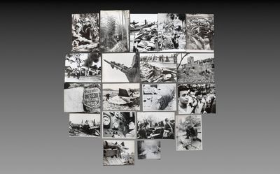 A collection of 19 photographs from the Vietnam War, taken by various press photographers, 3rd quarter 20th C.