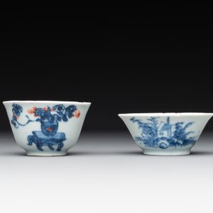 A collection of 22 Chinese blue, white and polychrome wares, Yongzheng and Ruo Shen Zhen Cang 若深珍藏 mark, Kangxi and later — photo 33