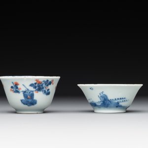 A collection of 22 Chinese blue, white and polychrome wares, Yongzheng and Ruo Shen Zhen Cang 若深珍藏 mark, Kangxi and later — photo 34