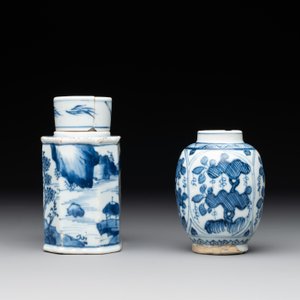 A collection of 22 Chinese blue, white and polychrome wares, Yongzheng and Ruo Shen Zhen Cang 若深珍藏 mark, Kangxi and later — photo 9