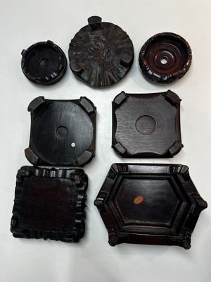 A collection of 25 Chinese wooden stands, 19/20th C. — photo 8