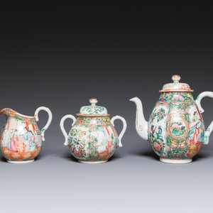 A collection of 28 Chinese Canton famille rose wares, 19th C. — 照片 10