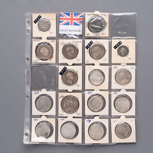 A collection of 30 coins from the British Empire, dating from 1787 to 1901 — photo 1