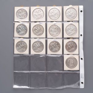 A collection of 30 coins from the British Empire, dating from 1787 to 1901 — photo 4