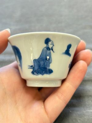 A collection of 31 Chinese blue and white tea wares, Wanli and Chenghua marks, Kangxi — 照片 97