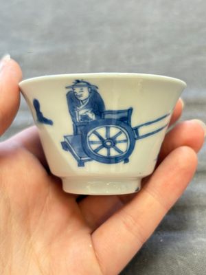 A collection of 31 Chinese blue and white tea wares, Wanli and Chenghua marks, Kangxi — 照片 98