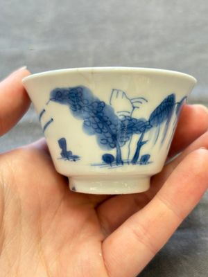A collection of 31 Chinese blue and white tea wares, Wanli and Chenghua marks, Kangxi — 照片 99