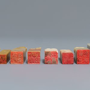 A collection of 38 Chinese soapstone calligraphy or artist's seals, 19/20th C. — 照片 11