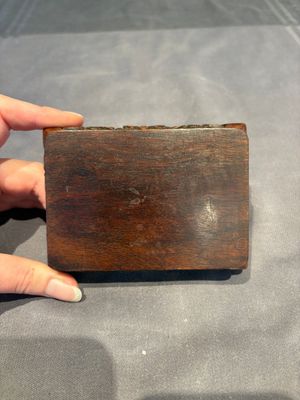 A collection of 38 Chinese wooden stands and a box, 19/20th C. — photo 44