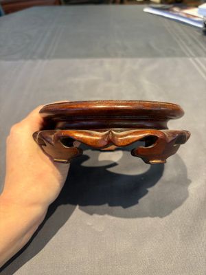 A collection of 38 Chinese wooden stands and a box, 19/20th C. — photo 10