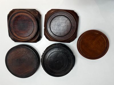 A collection of 40 mainly Chinese wooden stands, 19/20th C. — photo 17