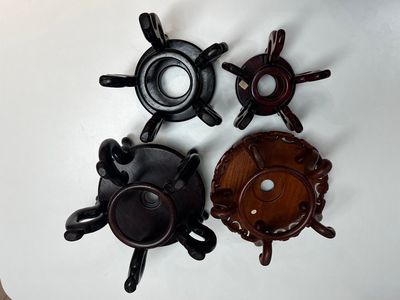 A collection of 40 mainly Chinese wooden stands, 19/20th C. — photo 2