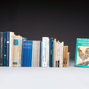 A collection of 68 books, catalogues and brochures on Delft faience and tiles, 1929 - 2014 — 照片 1