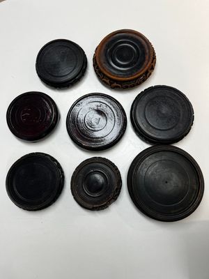 A collection of 70 Chinese wooden stands, 19/20th C. — photo 12