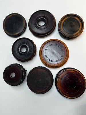A collection of 70 Chinese wooden stands, 19/20th C. — photo 2