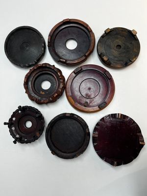 A collection of 70 Chinese wooden stands, 19/20th C. — photo 3