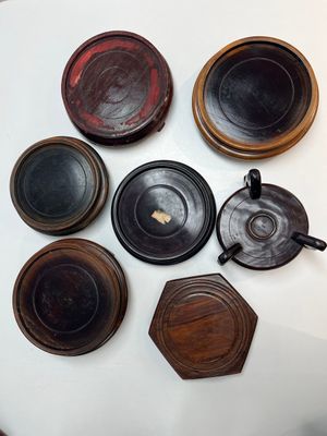 A collection of 70 Chinese wooden stands, 19/20th C. — photo 6