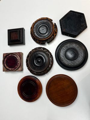 A collection of 70 Chinese wooden stands, 19/20th C. — photo 8