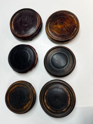 A collection of 75 Chinese wooden stands, 19/20th C. — photo 1
