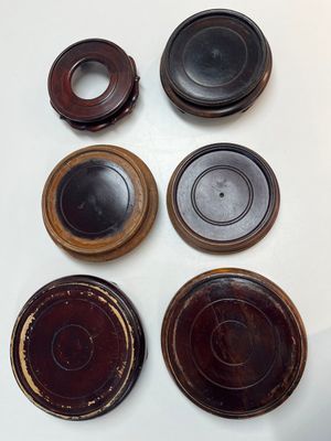 A collection of 75 Chinese wooden stands, 19/20th C. — photo 11