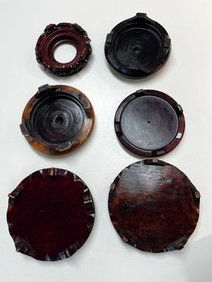 A collection of 75 Chinese wooden stands, 19/20th C. — photo 12