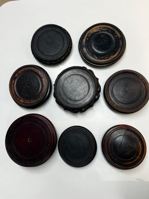 A collection of 75 Chinese wooden stands, 19/20th C. — photo 13