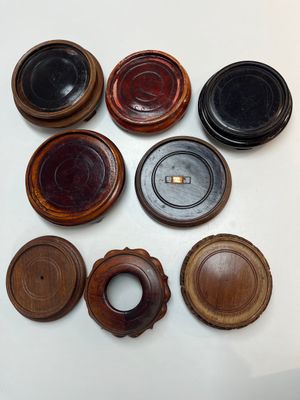 A collection of 75 Chinese wooden stands, 19/20th C. — photo 15