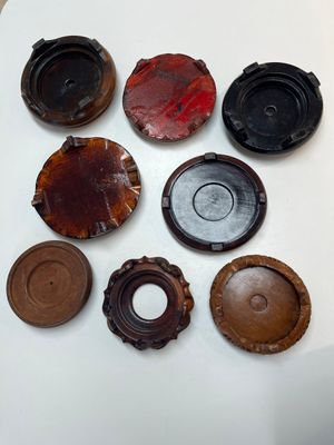 A collection of 75 Chinese wooden stands, 19/20th C. — photo 16