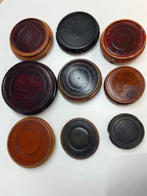 A collection of 75 Chinese wooden stands, 19/20th C. — photo 17