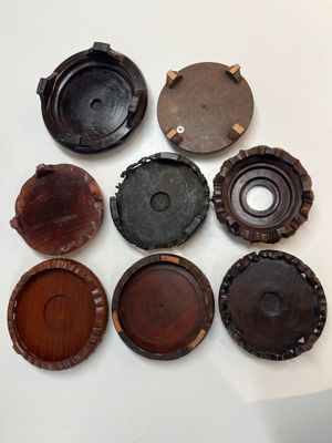 A collection of 75 Chinese wooden stands, 19/20th C. — photo 20