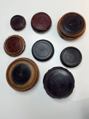 A collection of 75 Chinese wooden stands, 19/20th C. — photo 3