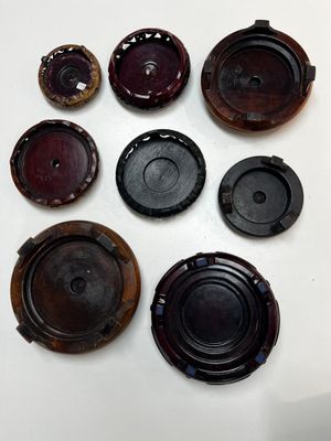 A collection of 75 Chinese wooden stands, 19/20th C. — photo 4