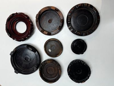 A collection of 75 Chinese wooden stands, 19/20th C. — photo 8