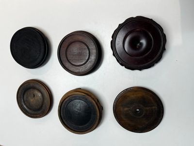 A collection of 75 Chinese wooden stands, 19/20th C. — photo 9
