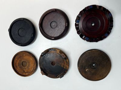 A collection of 75 Chinese wooden stands, 19/20th C. — photo 10