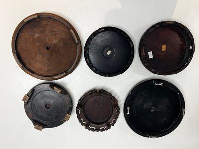 A collection of 80 Chinese wooden stands, 19/20th C. — photo 12